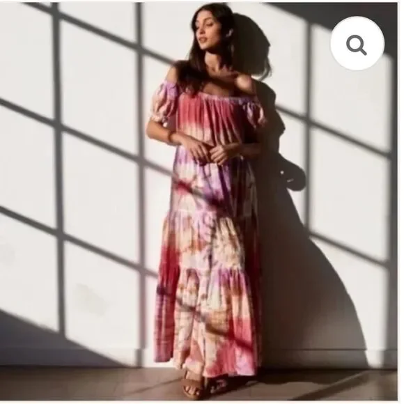 Free People Sunny Tie Dye Maxi Dress Young Fabulous & Broke - Picture 2 of 11